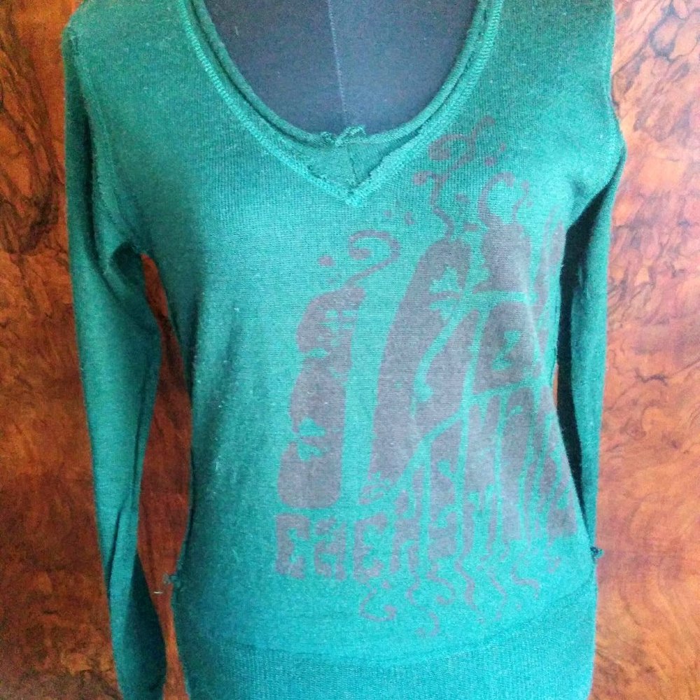 Thomas Nash green sweater size S